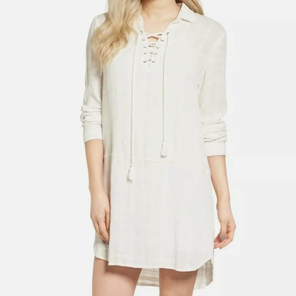 Splendid Sandbar stripe lace up dress - Picture 15 of 15
